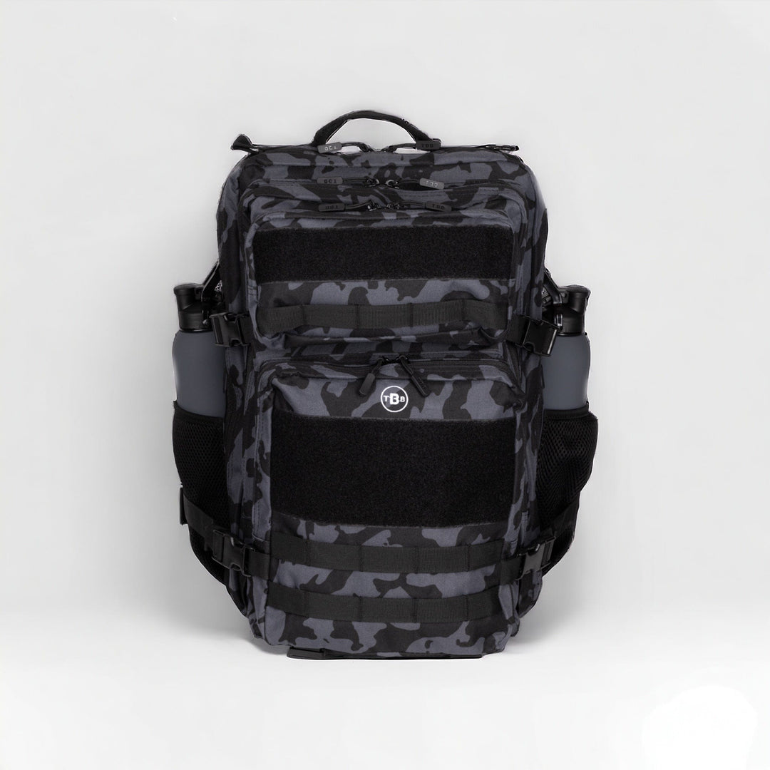 The Badge Bag 45L Backpack Grey Camo 45L Maxi Pack - Grey Camo