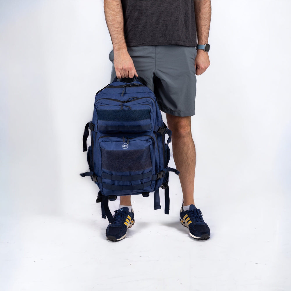 The Badge Bag 45L Backpack Navy Blue 45L Maxi Pack - Navy Blue